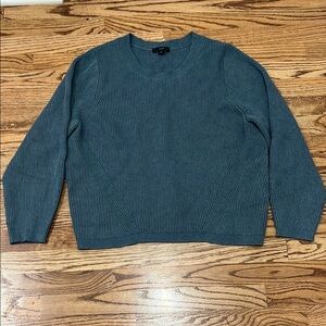 J. Crew Blue Crewneck Sweater Soft Knit Casual
